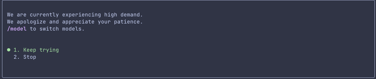 gemini servers getting slammed